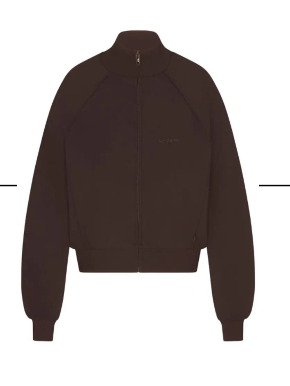 SKIMSNike Women’s Brown Full-Zip Bomber Jacket! New XS